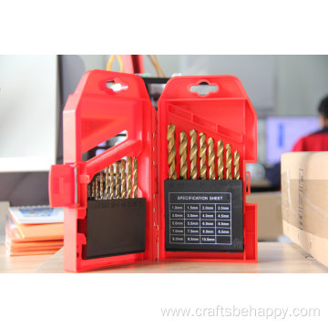 New Type 19PCS Drill Bit Set Plastic Box